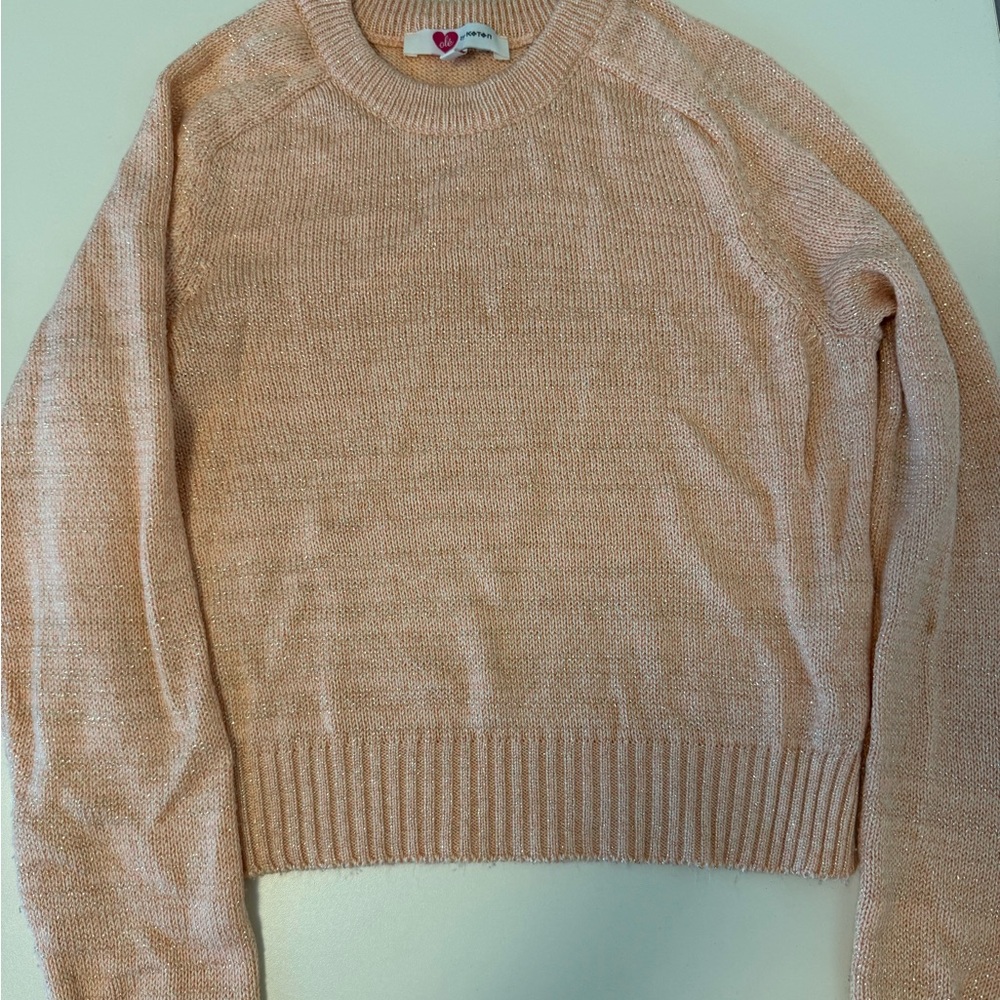 Elegant Beige Crew Neck Sweater